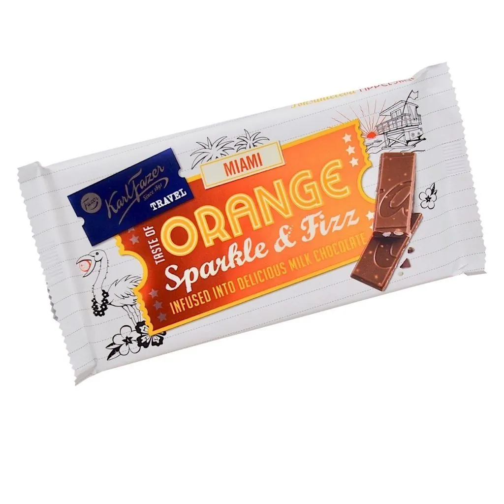 FAZ018266 Fazer Travel (Miami) Orange Sparkle & Fizz (130g)