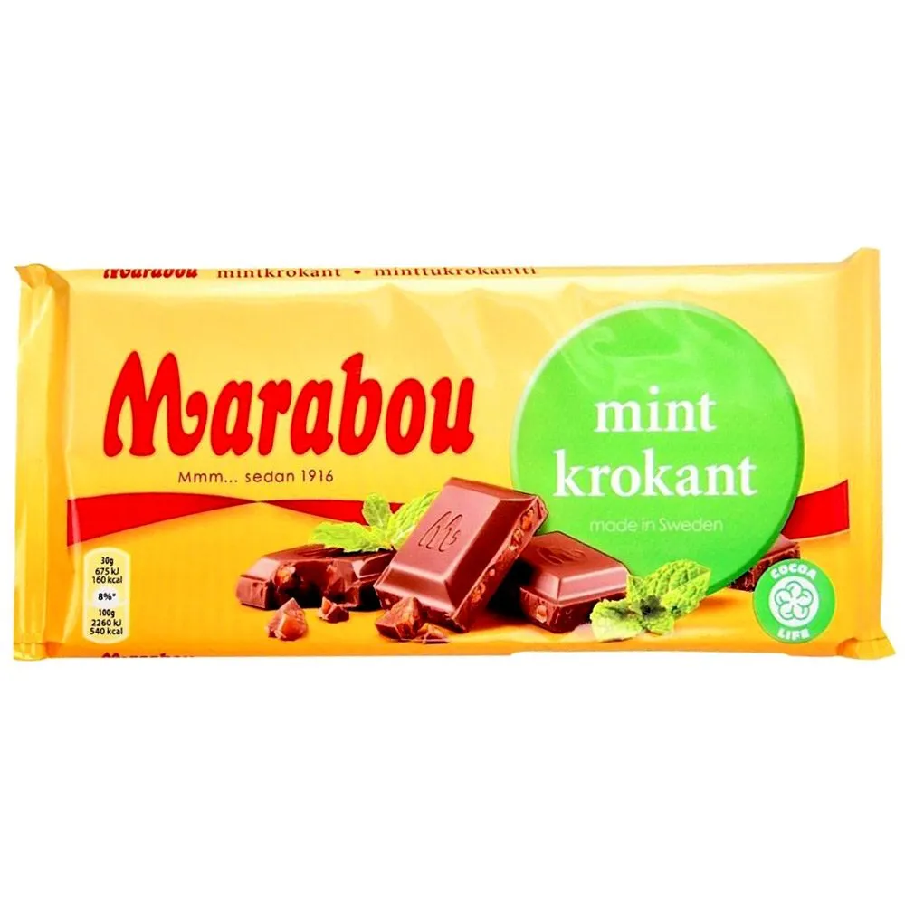 MAR001996-1 Marabou mintkrokant (200g)