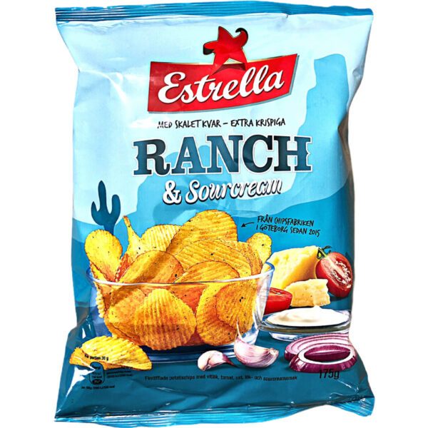 Estrella Chips Ranch & Sourcream (175g)