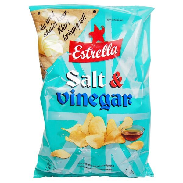 Estrella Chips Salt & Vinegar (175g) *SONDERPREIS wegen abgelaufener Haltbarkeit*