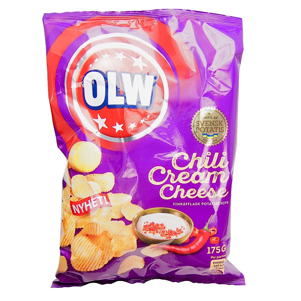OLW Chips Chili Cream Cheese (175g) 1