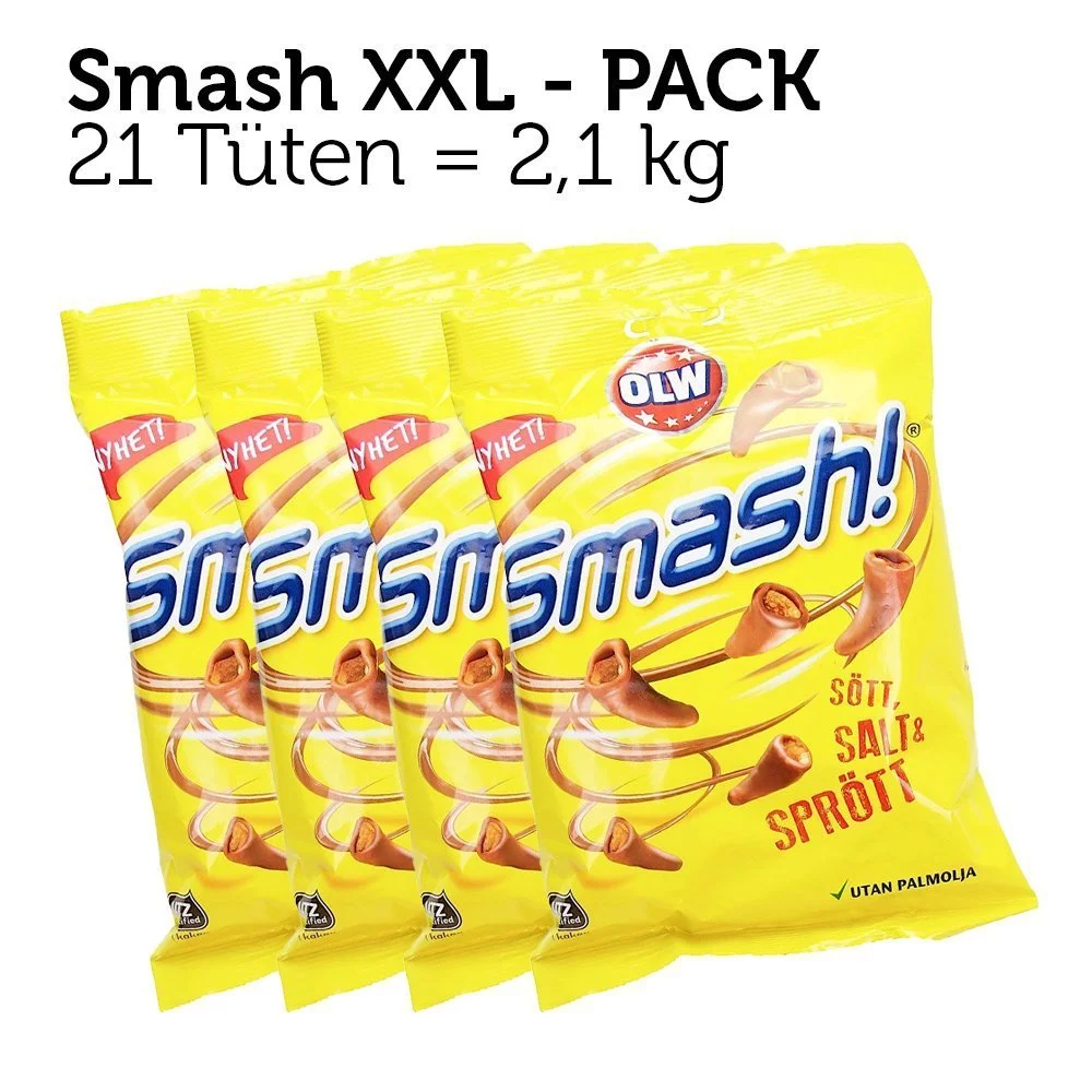 OLW006851XXL OLW smash! XXL - PACK süß, salzig und knusprig (2100g)
