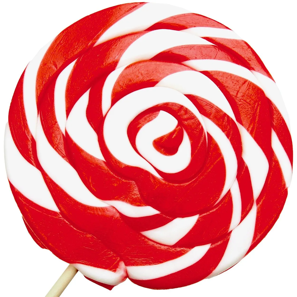 REI4113-1 Riesiger Spiral-Lolli Rot/Weiß (500g)