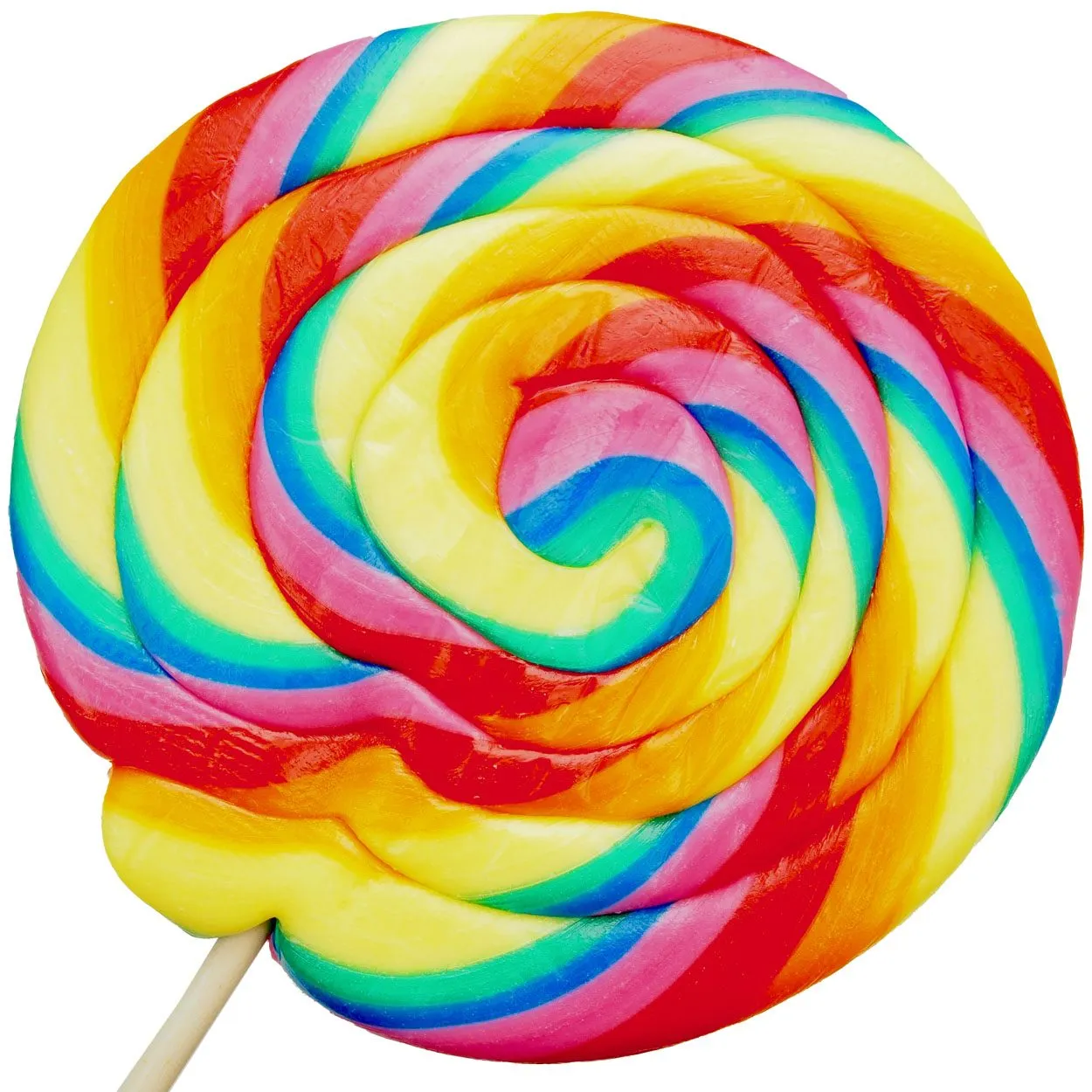 REI41130-1 Riesiger Regenbogen-Spiral-Lolli (500g)