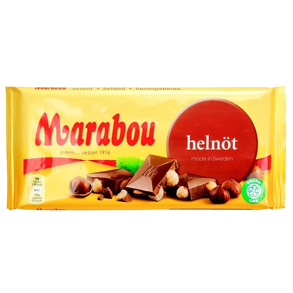 Шоколад Марабу минт Крокант