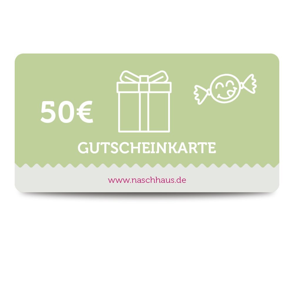 Geschenkgutschein per Email - 50 € (zzgl. Versand)