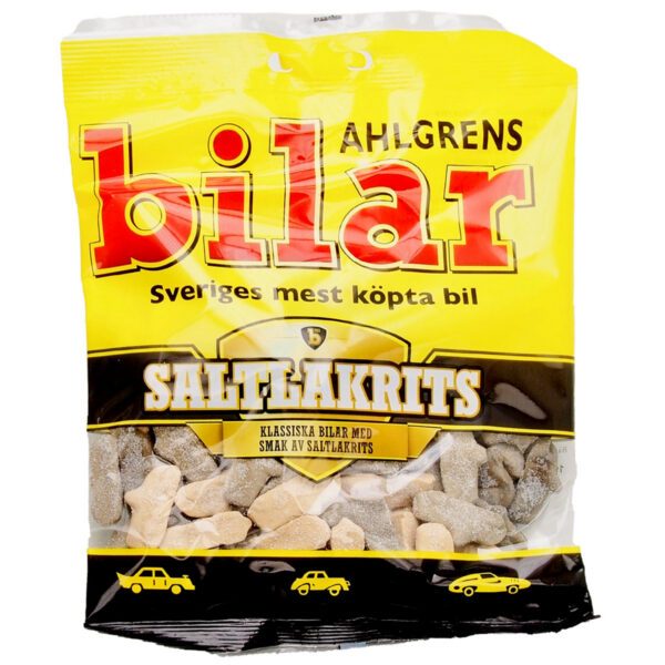 Ahlgrens Bilar Saltlakrits (100g)
