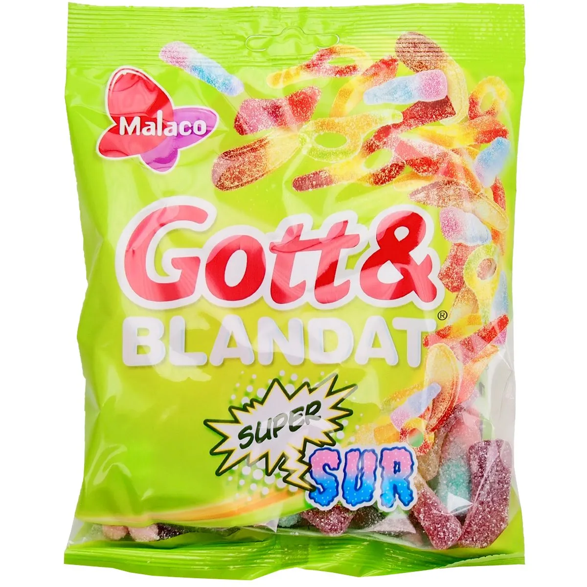 7006575-1 Malaco Gott & Blandat Super Sur (130g)