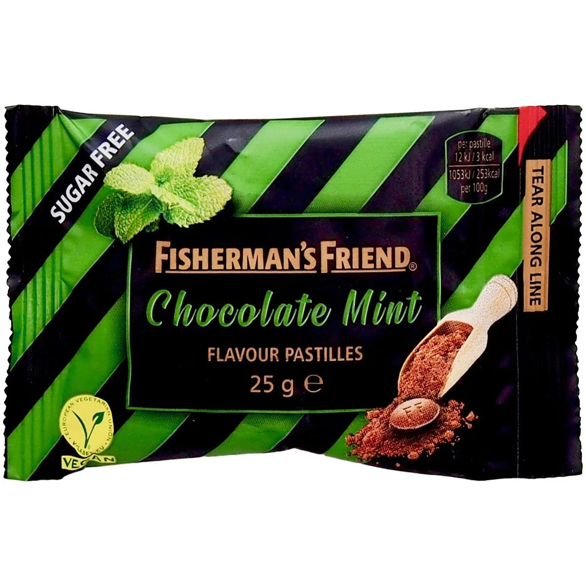 96192788-1 Fisherman's Friend Chocolate Mint ohne Zucker (25g)