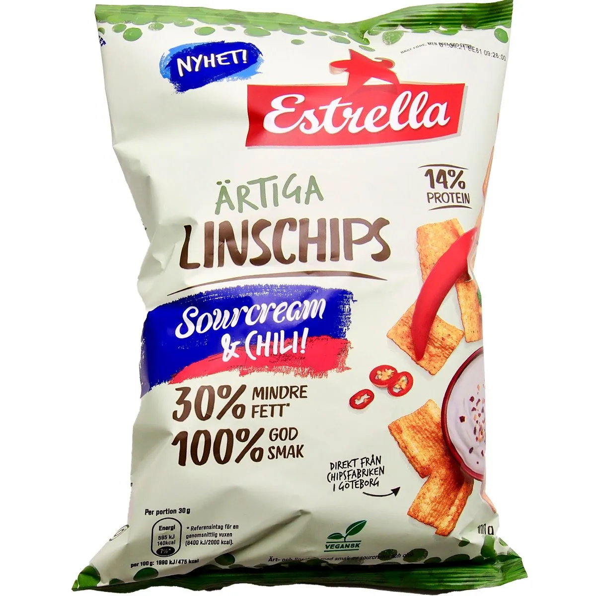 7310532113462-1 Estrella Linschips Sourcream & Chili (100g)