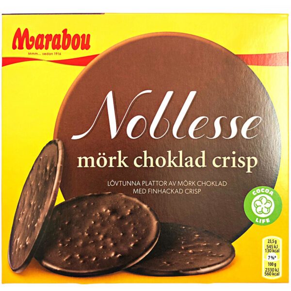Marabou Noblesse mörk choklad crisp (150g)