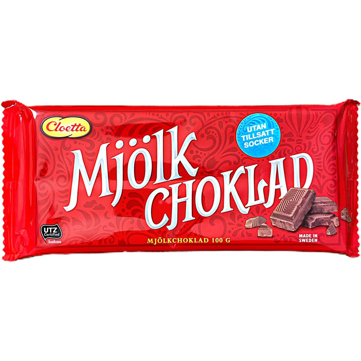 Cloetta Mjölkchoklad  - zuckerfrei (100g)