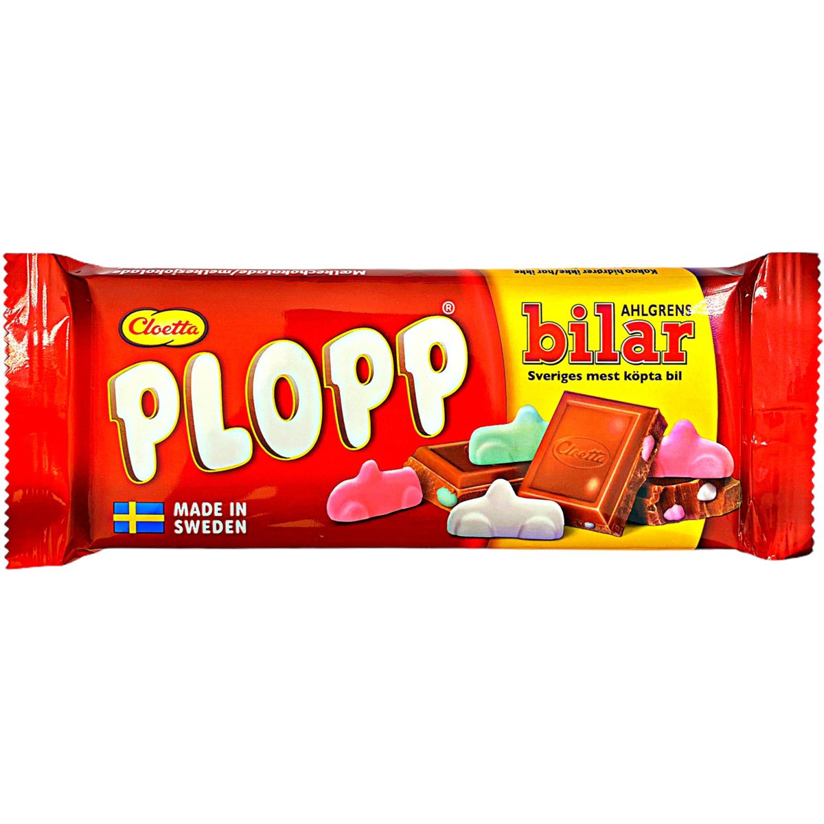 CLOETTA Plopp bilar (75g)