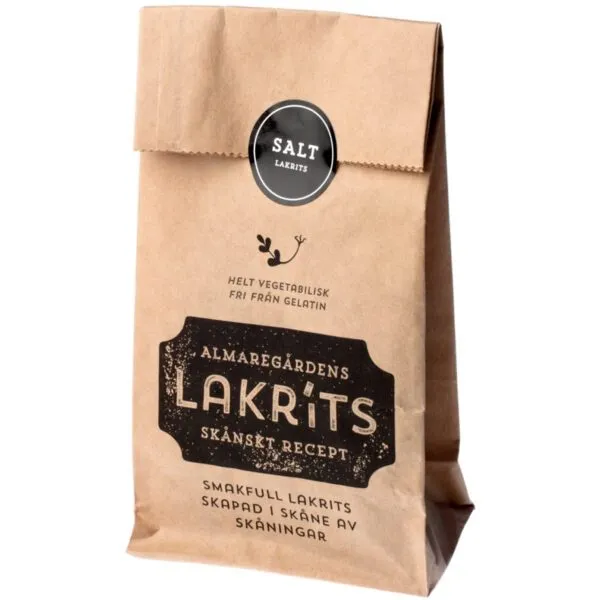 Almaregårdens Lakritz salzig aus Schweden (150g)