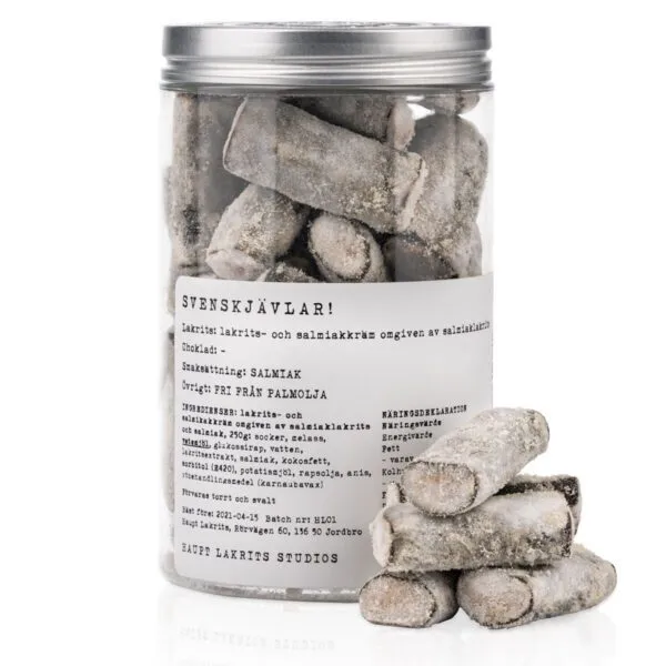 Haupt Lakrits Svenskjävlar, ACHTUNG! extrem salzig, (250g)