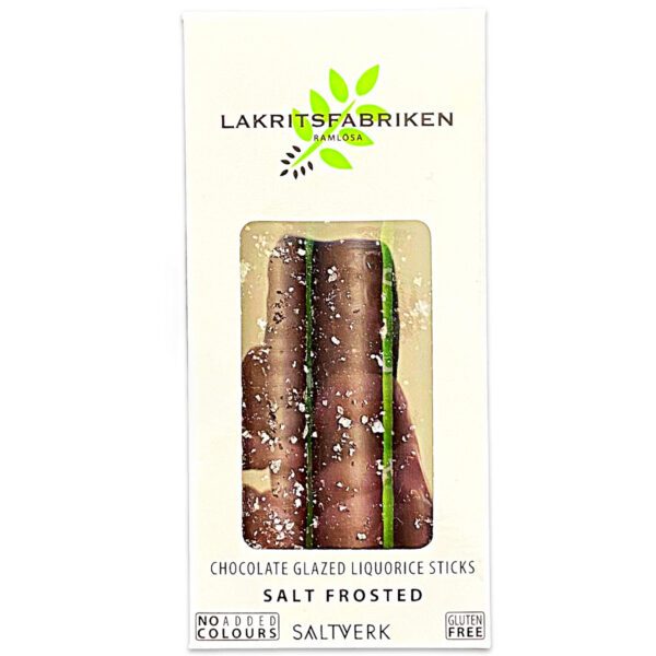 Lakritsfabriken Lakritz-Sticks salzig - Liquorice Sticks Salt Frosted (45g)