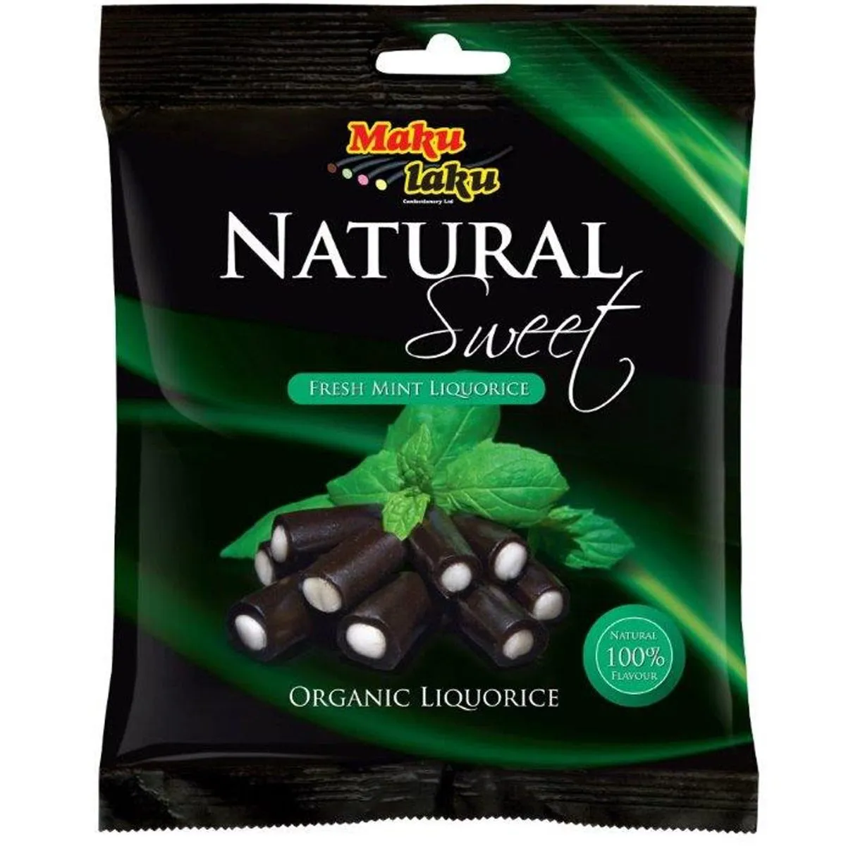 6420295003069MAK-1 Makulaku Natural Sweet Mint / Minze - Finnisches Organic-Lakritz (80g)