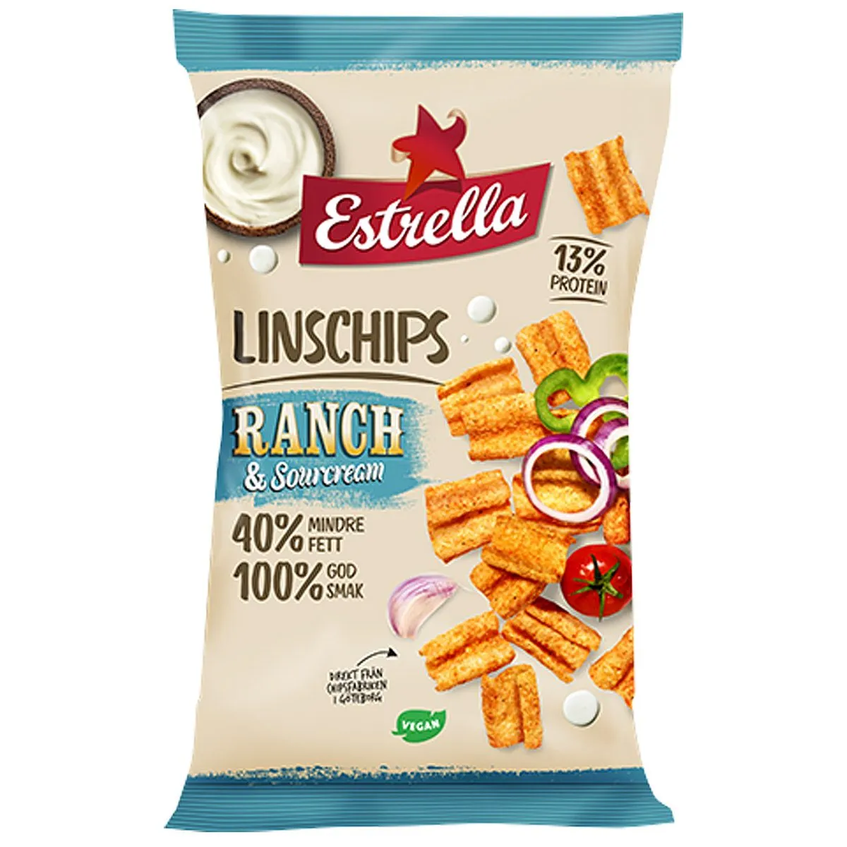 7310532113073ES-1 Estrella Linschips Ranch & Sourcream (110g)