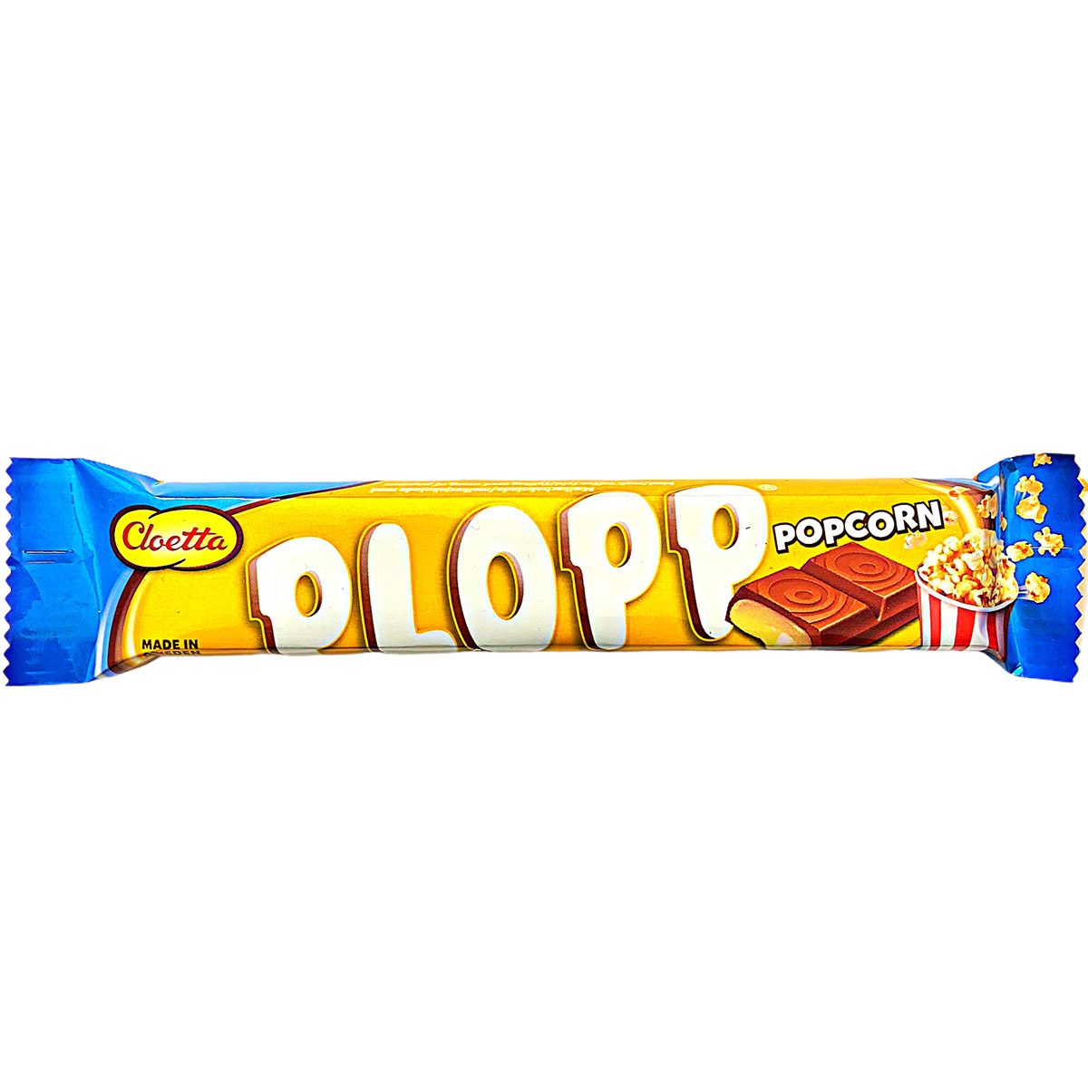 Cloetta Plopp - Milchschokolade mit Popcorn-Füllung (50g)