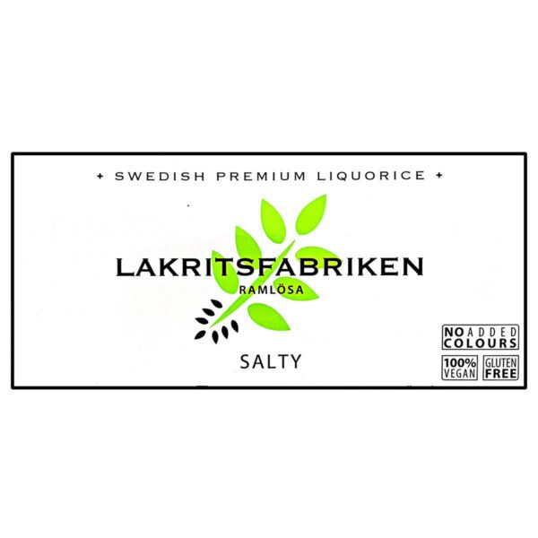 Lakritsfabriken Lakritz salzig - Premium Liquorice Salty (40g)