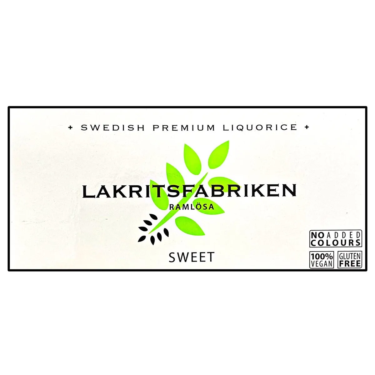 7350059552023LF-1 Lakritsfabriken Lakritz süß - Premium Liquorice Sweet (40g)