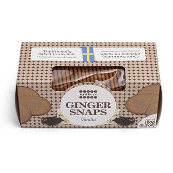 Nyåkers Pfefferkuchen Ginger Snaps Vanille Kekse (150g)
