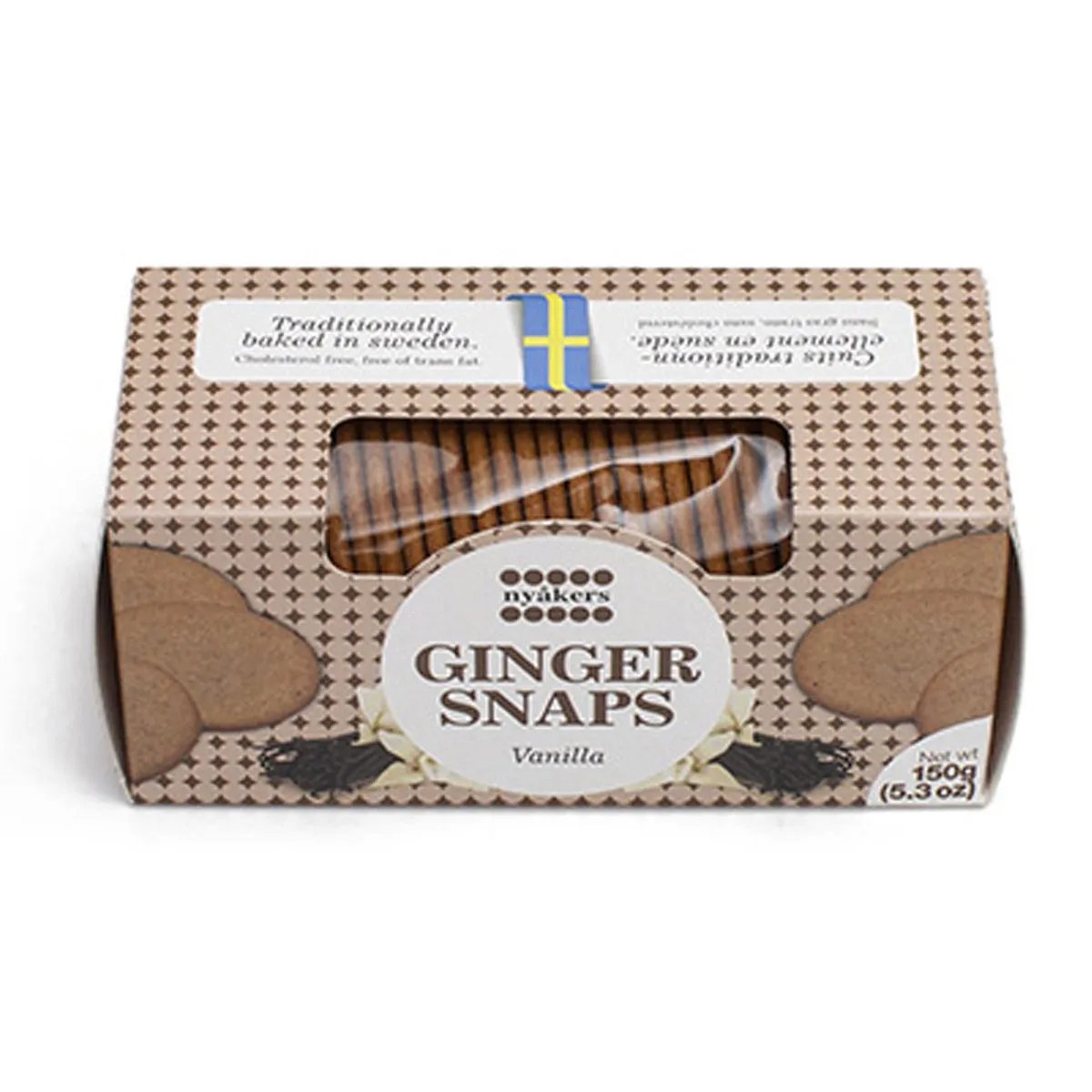 891980000025AB-1 Nyåkers Pfefferkuchen Ginger Snaps Vanille Kekse (150g)