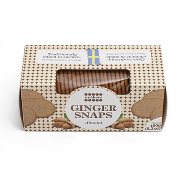 Nyåkers Pfefferkuchen Ginger Snaps Mandel Kekse (150g) *SONDERPREIS wegen abgelaufener Haltbarkeit*