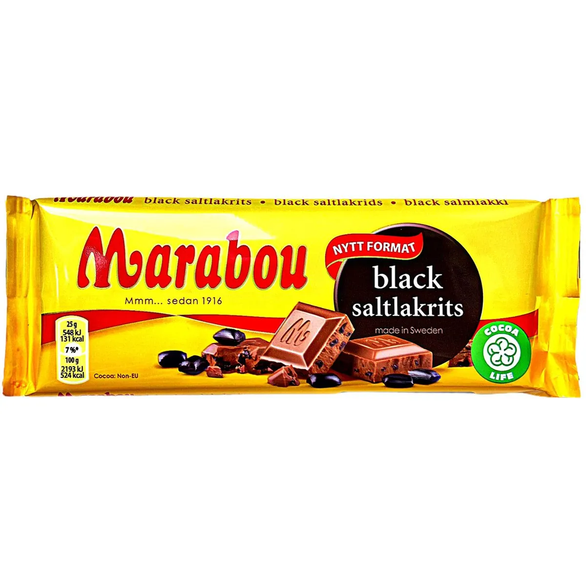 7622201464011MA-1 Marabou black saltlakrits (100g)