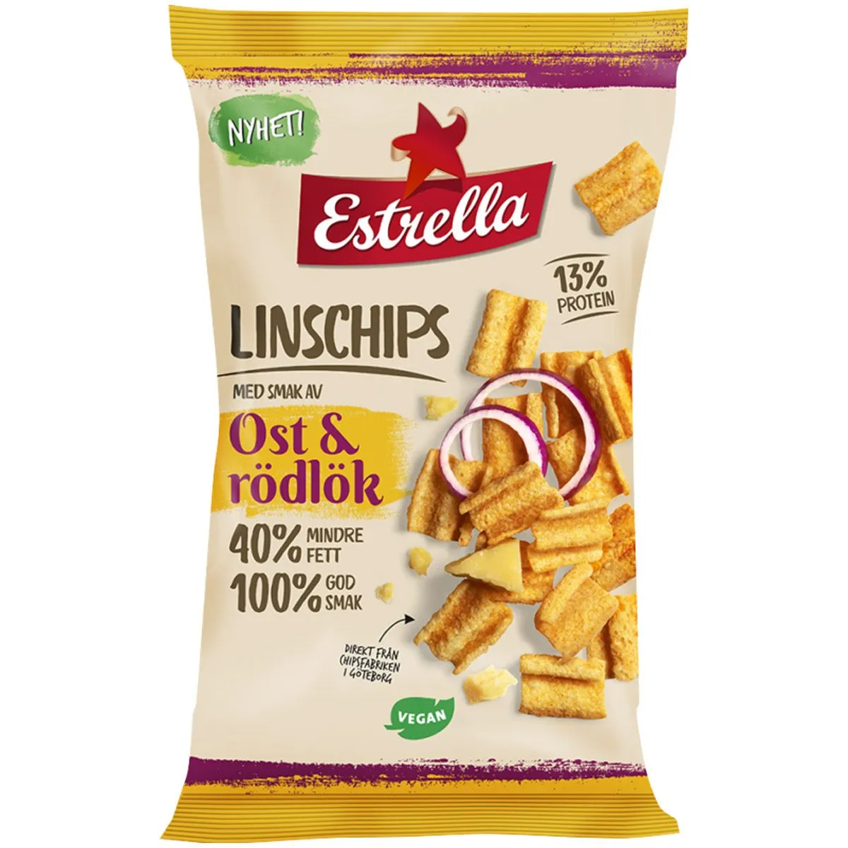 7310532114025ES-1 Estrella Linschips Ost & Rödlök (100g)