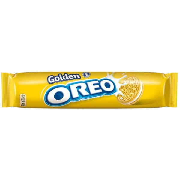 OREO Golden - Doppelkeks mit veganer Creme-Füllung (154g)