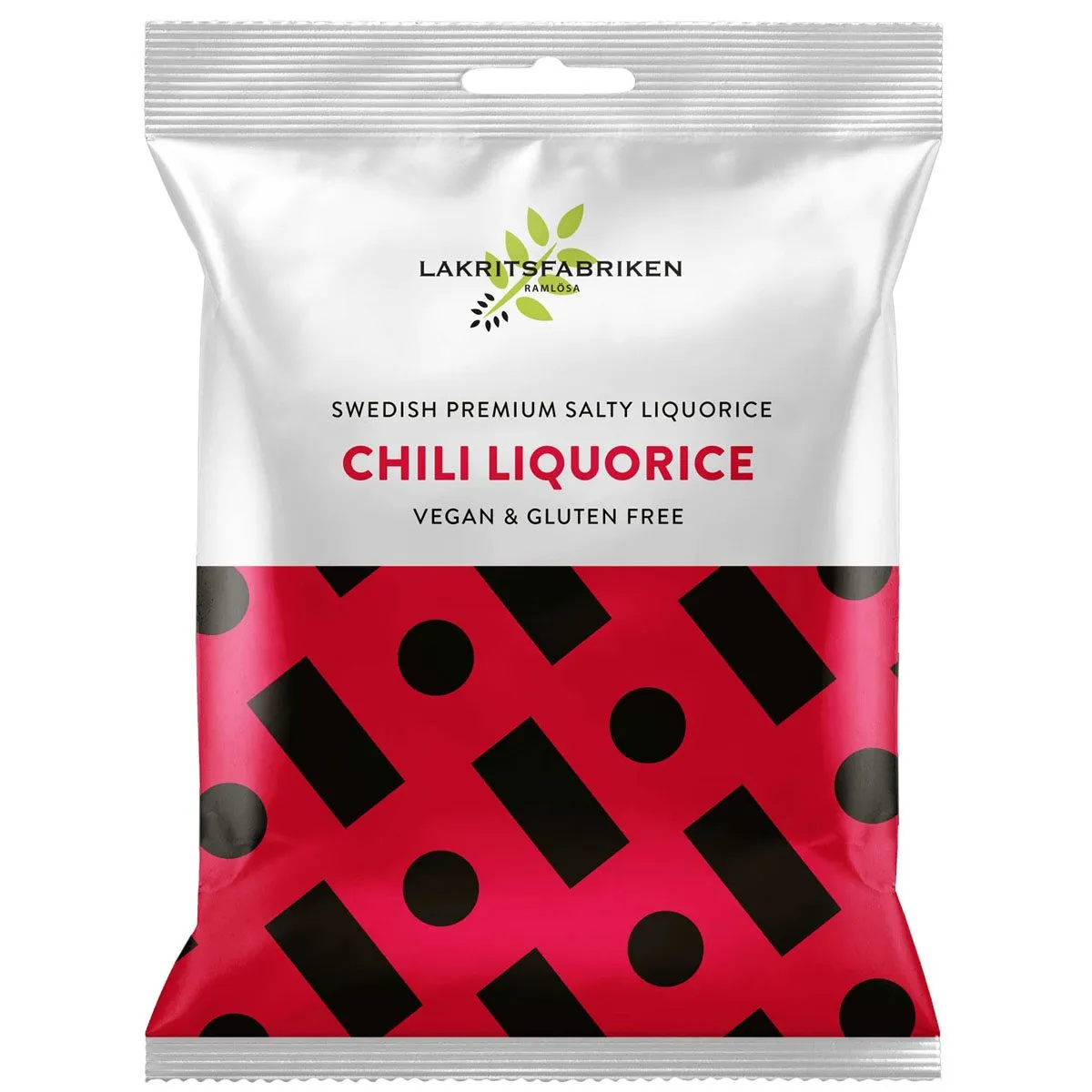 7350059554812LF-1 Lakritsfabriken Chili Salty Liqourice - vegan & glutenfrei (100g)