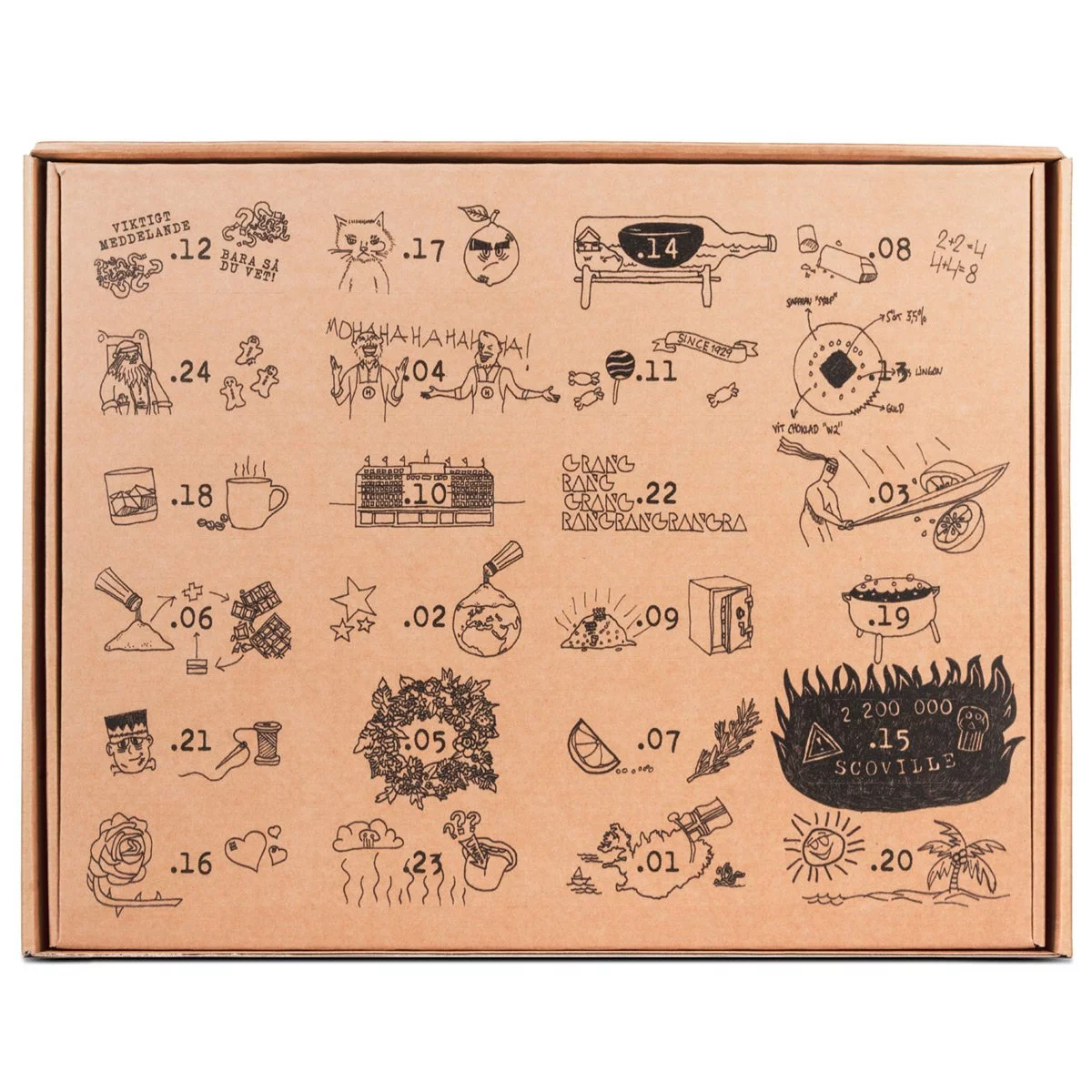 7350077861909HL02 Haupt Lakrits Adventskalender 2021 - 24 Mal naschen bis Weihnachten - LIMITED EDITION