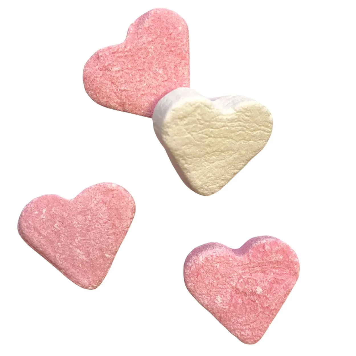 2138-300118-1 PEPPARMINT HJÄRTAN ROSA/VIT