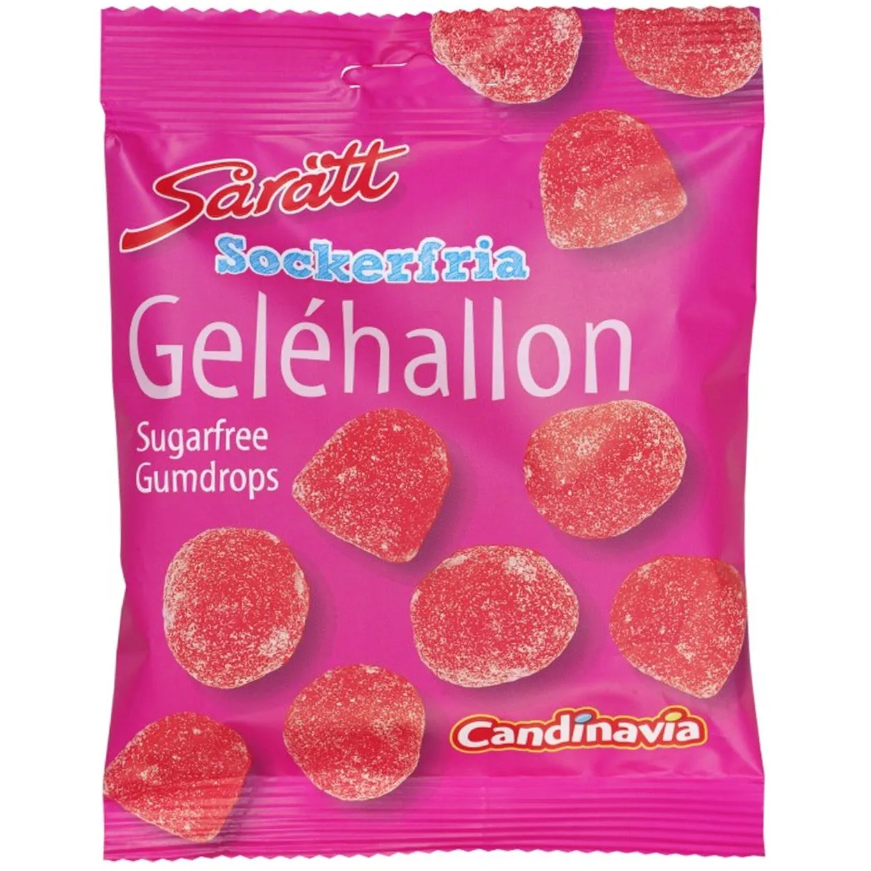 7330132456561CAND-1 Candinavia Sockerfria Gelehallon - zuckerfrei (80g)