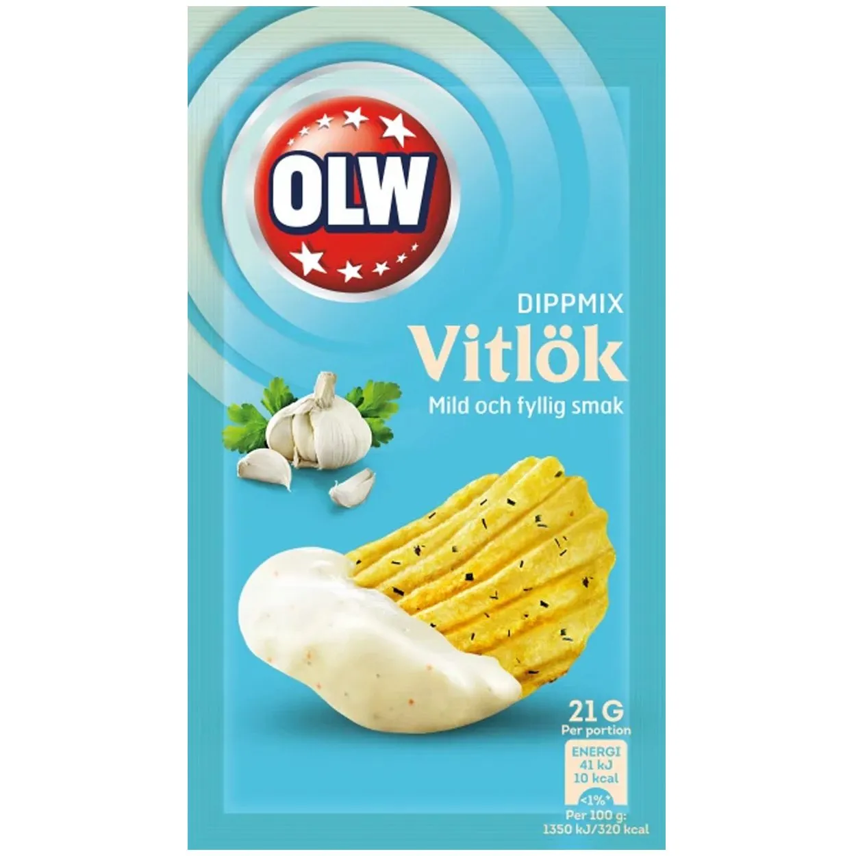 7340005404254OLW-1 OLW Dipmix Knoblauch - Vitlök (21g)