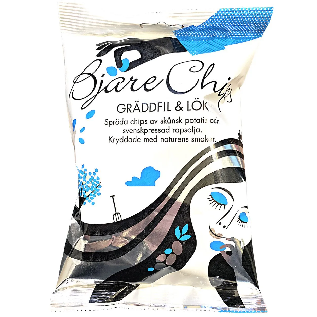 7350020910616BJA-1 Bjäre Chips BjäreChips Gräddfil (75g)