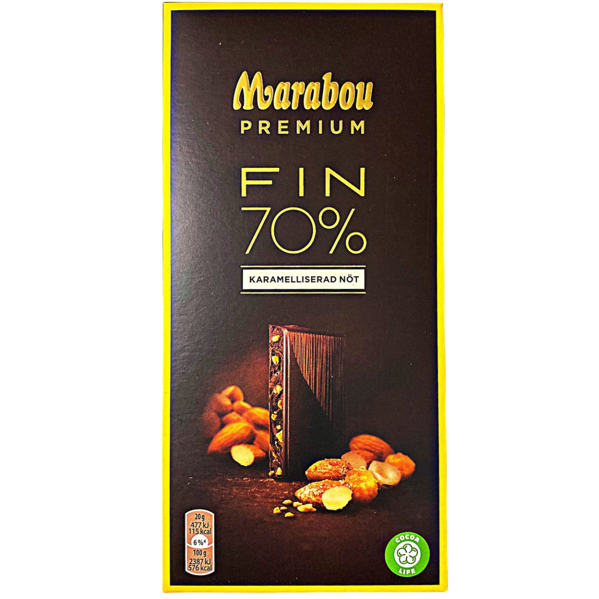 Marabou Premium FIN 70% Karamelliserad Nöt (100g) 1