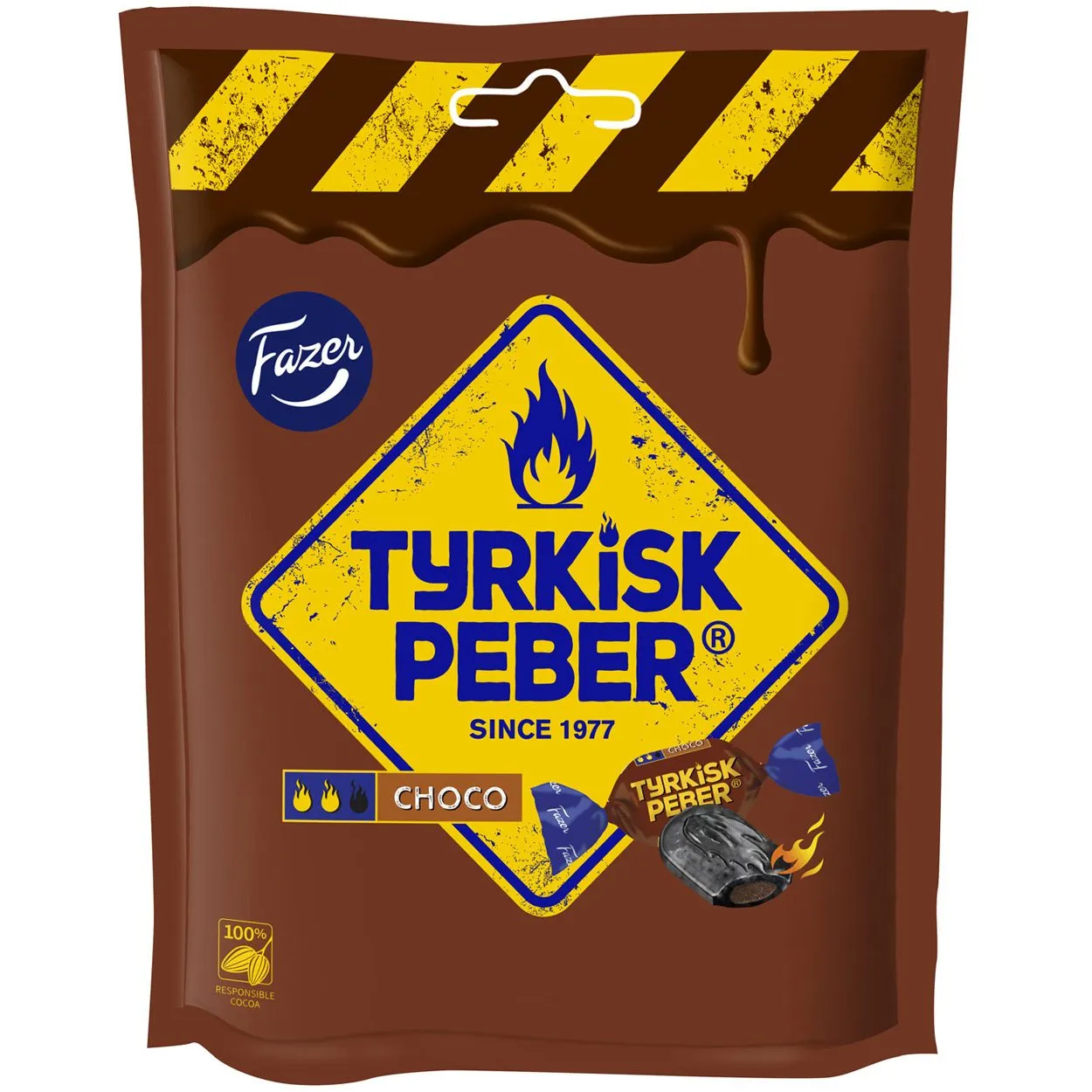 6416453028463TYRK-1 Fazer Tyrkisk Peber Choco (120g)