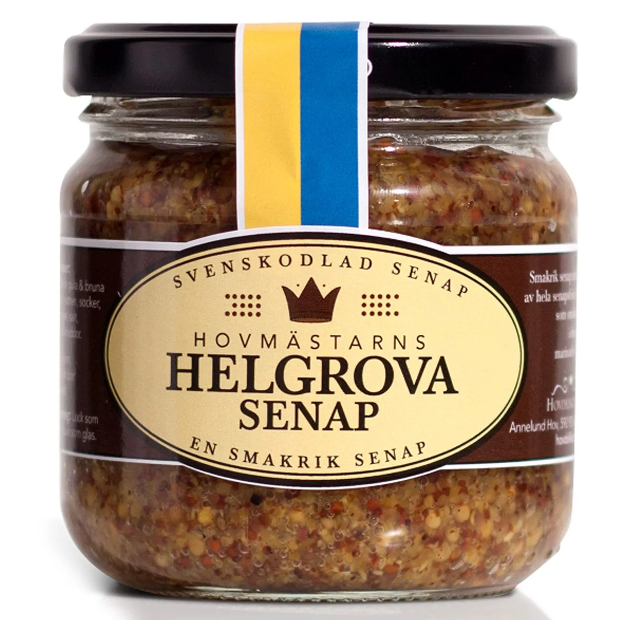 73512042HOV-1 Hovmästarns Helgrova Senap Senf grob (185g)