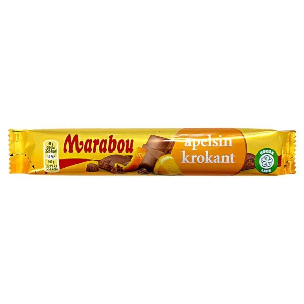 Marabou Apelsinkrokant - Riegel (43 g)