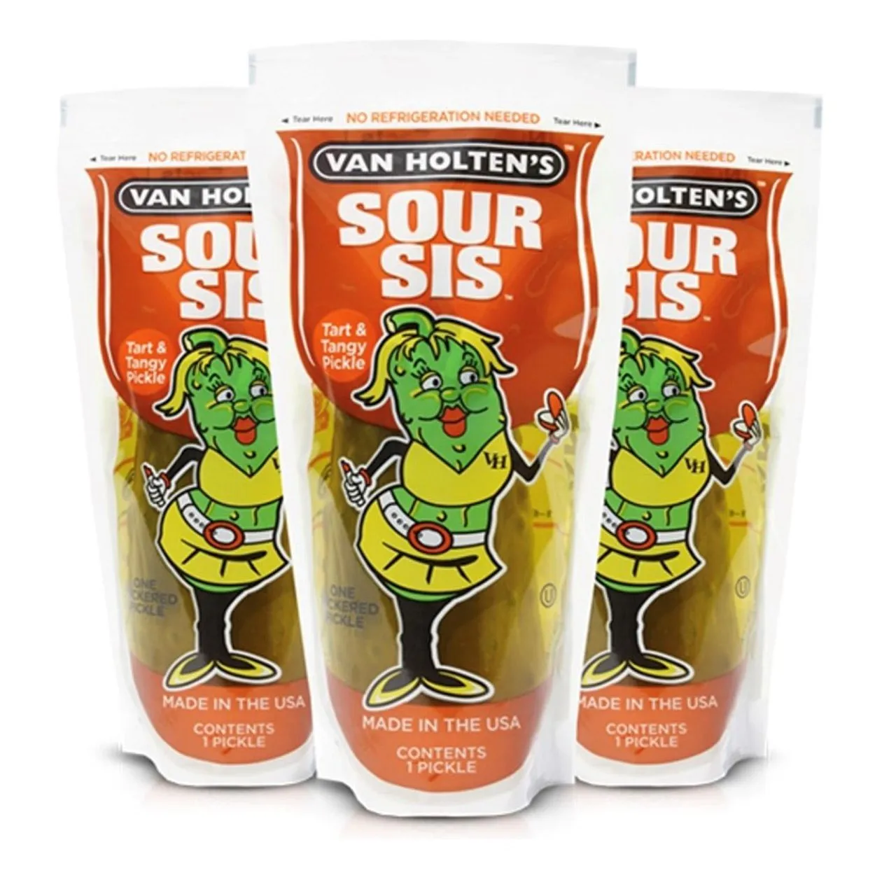 038200000940-1 Van Holtens Pickles Sour Sis Pickle King (300g)