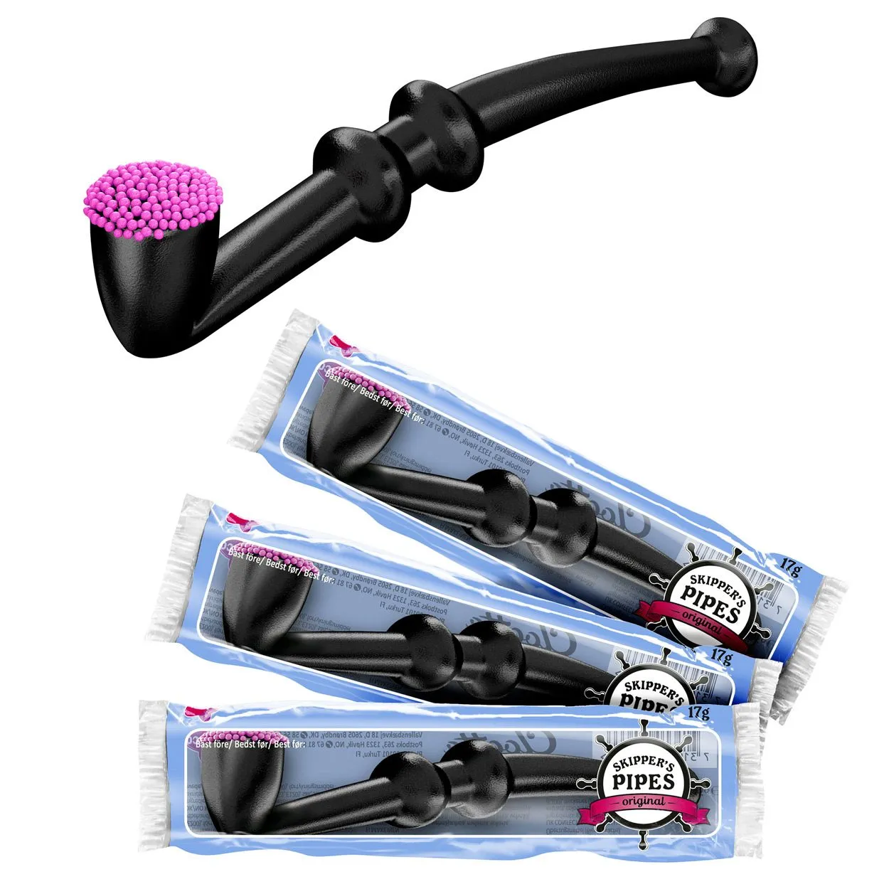 7310350133567MALA-1 Malaco Skippers Pipe Original Flowpack (17g)