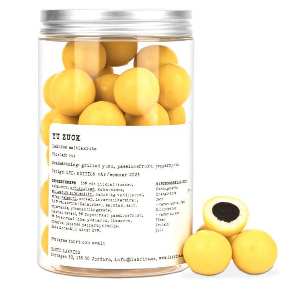 Haupt Lakrits Yu Zuck - mit gerösteter Yuzu und Minze (250g)