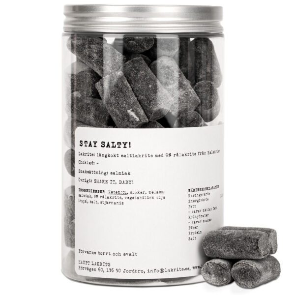 Haupt Lakrits Stay Salty - mit 9% rohem Süßholz aus Kalabrien (300g)