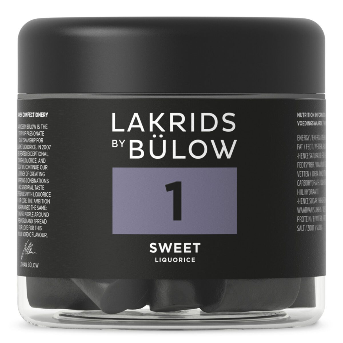 Lakrids by Bülow - SMALL NO.1 - SWEET / SÜSS (150g) 1