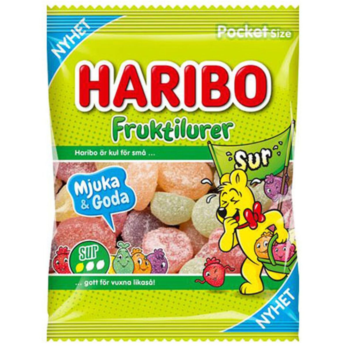 Haribo Fruktilurer Sour (75g) 1
