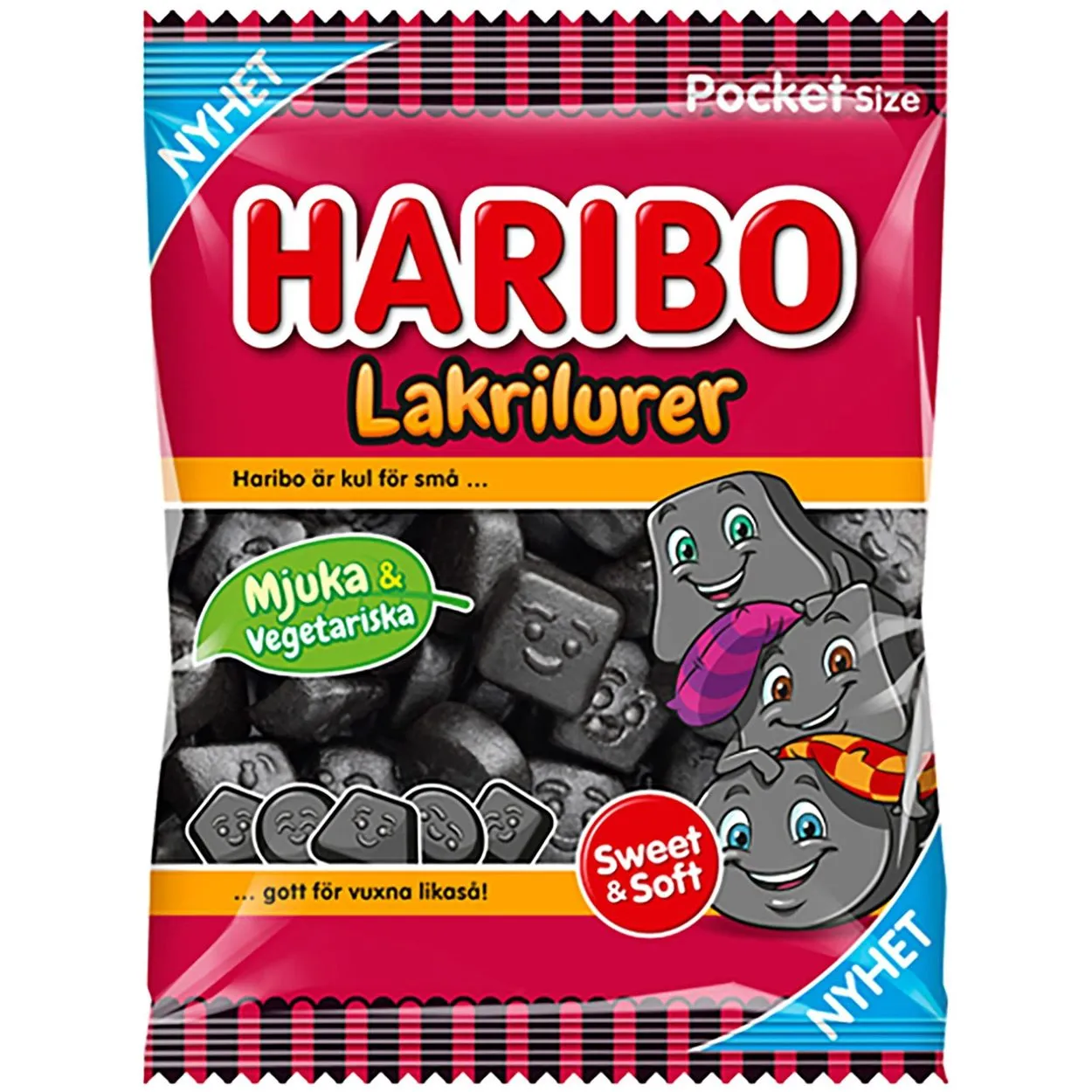 5701090076948HAR-1 Haribo Lakrilurer (80g)