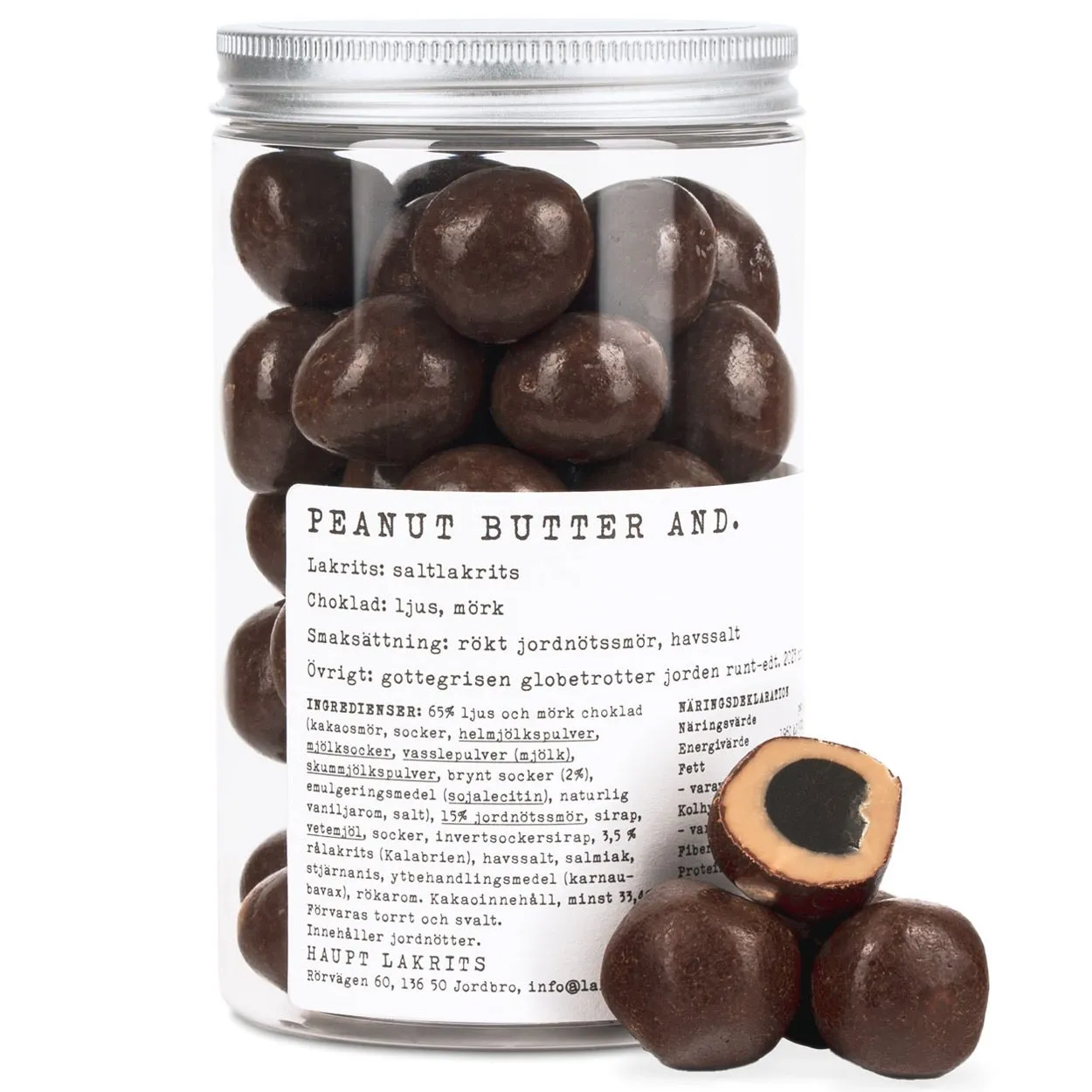 7350077862401HAUP-1 Haupt Lakrits PEANUTBUTTER AND. (250g)