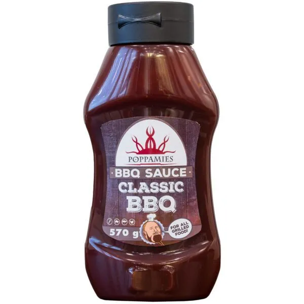 Poppamies Classic BBQ Sauce aus Finnland (570g)